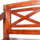 vidaXL Klop Batavia 123 cm trden mahagonij temno rjava | Shoptok.si