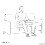 SOFA s pohranom Svjetlosiva 172 x 78 x 87 cm Poliester | shoptok.hr