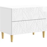  Noćni ormarić Bijela visokog sjaja 62 x 34,5 x 48 cm | shoptok.hr