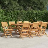  Sklopive vrtne stolice 8 kom 55x62x90 cm od masivne tikovine | shoptok.hr