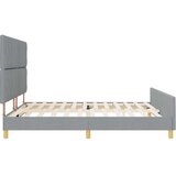 vidaXL krevet u svjetlosivoj boji 180x200 cm Tkanina | shoptok.hr