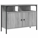 vidaXL Omarica za umivalnik siva sonoma 60x30x60 cm inženirski les, (21072501) | Shoptok.si
