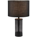 Tri O Crna stolna lampa s tekstilnim sjenilom (visina 33,5 cm) Grazia – Cijene