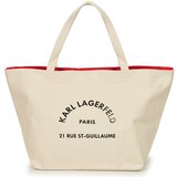 Karl Lagerfeld K/RSG CANVAS SHOPPER Bež | shoptok.hr