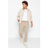 Trendyol Mink Men's Regular/Normal fit, Elasticated Legs Joggers Fleece Insole, Thick Sweatpants. | Shoptok.si