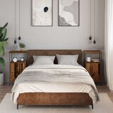 vidaXL Noćni ormarići 2 kom staro drvo 41x31x80 cm konstruirano drvo | shoptok.hr