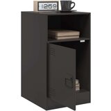 vidaXL Noćni ormarići 2 kom crni 34 5 x 39 x 62 cm čelični | shoptok.hr
