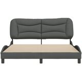  Okvir za krevet bez madraca Hvar tamnosivi 160x200 cm od tkanine | shoptok.hr