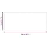Staklena ploča za kamin pravokutna 120 x 50 cm | shoptok.hr