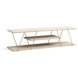Hanah home TV komoda Canaz, 120 cm, Krem-zlatna | Eponuda.ba