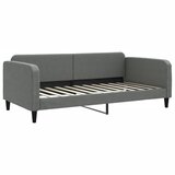 Dnevni krevet na razvlačenje tamnosivi 100 x 200 cm od tkanine | shoptok.hr