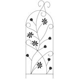  Vrtna Ograda 3 pcs Crna 112 x 40 cm Čelik | shoptok.hr