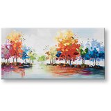  Slikana slika na platnu drveće 140x70 cm (umetničke slike) Cene