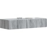 Stolna montirana na zid Siva sonoma 87 5 x 34 5 x 17 cm | shoptok.hr