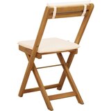  Zunanje bistro stolice 4 pcs Kremno bela 40 x 53 x 80 cm, (5000273035) | Shoptok.si