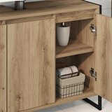  Kupaonski ormar s vratima Umjetnička hrastovina 90 x 30 x 60 cm | shoptok.hr