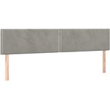  Krevet s oprugama i madracem svjetlosivi 200x200 cm baršunasti | shoptok.hr