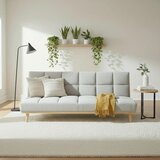 P & B ZOFA S POSTELJNO FUNKCIJO, bež tekstil | Shoptok.si