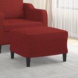 vidaXL Stolček za noge rdeč 60x50x41 cm blago Cene