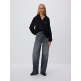 Reserved Bluza od mješavine viskoze - crno | shoptok.hr