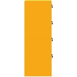 Kabinet za datoteke s ladicama 2 pcs Žuta 44 x 50 x 106.5 cm | shoptok.hr