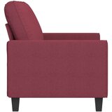  Dvosjed od tkanine crvena boja vina 140 cm | shoptok.hr