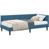  Kotni okvir postelje z matrico Drugo 2 pcs Modra Žamet, (5000123298) | Shoptok.si