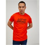 Diesel Men's Red T-Shirt Diegos - Men's | ePonuda.com