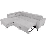 MID.YOU KOTNA SEDEŽNA GARNITURA, velur svetlo siva | Shoptok.si