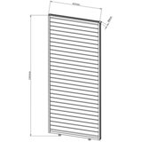 Gardenson Stranski Del Za Pergolo Core, Antracit, 93cm | Shoptok.si