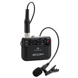 Zoom F2 field recorder mit lavalier mic u