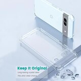 Techsuit Shockproof Clear Silicone prozorna maskica odporna na udarce za Google Pixel 9 Pro | Shoptok.si