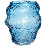 Hübsch Svetlo modra steklena ročno izdelana vaza (višina 18 cm) Aurora – | Shoptok.si