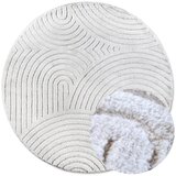 Elle Decoration Bijeli okrugao tepih ø 160 cm Panglao New York White – | shoptok.hr