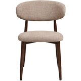 House Nordic Bež/temno rjav oblazinjen jedilni stol Levanto – | Shoptok.si