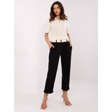 Italy Moda Trousers-DHJ-SP-20506.79-black Cene