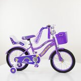  deciji bicikl sa pomoćnim točkovima pony bike 723-16 ljubicasta Cene