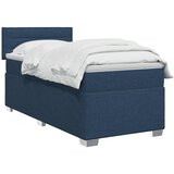  s box springom, madracem i LED-om Plava 100 x 200 cm | shoptok.hr