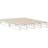 Krevet s regalom za knjige bez madraca bijeli 140x200cm od drva | Eponuda.com