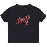 Tommy Hilfiger Majica temno modra / karminsko rdeča / bela | Shoptok.si