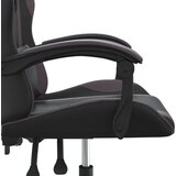  Okretna igraća stolica crno-siva od umjetne kože | shoptok.hr