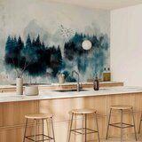  Foto tapeta - Painted Mountains 500x350 Vodootporna | shoptok.hr