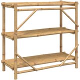  Polica s 3 razine 100 x 40 x 90 cm od bambusa | shoptok.hr