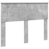  Uzglavlje s uzglavljem Betonski sivi 135 cm Konstruirano drvo | shoptok.hr