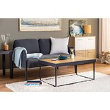 Livetastic KLUBSKA MIZA, črna, hrast artisan | Shoptok.si