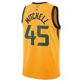 Nike Majice s kratkimi rokavi Nba Utah Jazz Donovan Mitchell Statement Edition Rumena | Shoptok.si