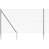 vidaXL varjena žičnata ograja s 13 klini siva 1.5x25 m jeklo | Shoptok.si