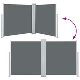  Uvlačiva bočna tenda 100 x 600 cm antracit | Eponuda.com