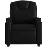 Masažni naslanjač črno umetno usnje | Shoptok.si