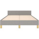  Za krevet s uzglavljem svjetlosivi 120x200 cm od tkanine | shoptok.hr
